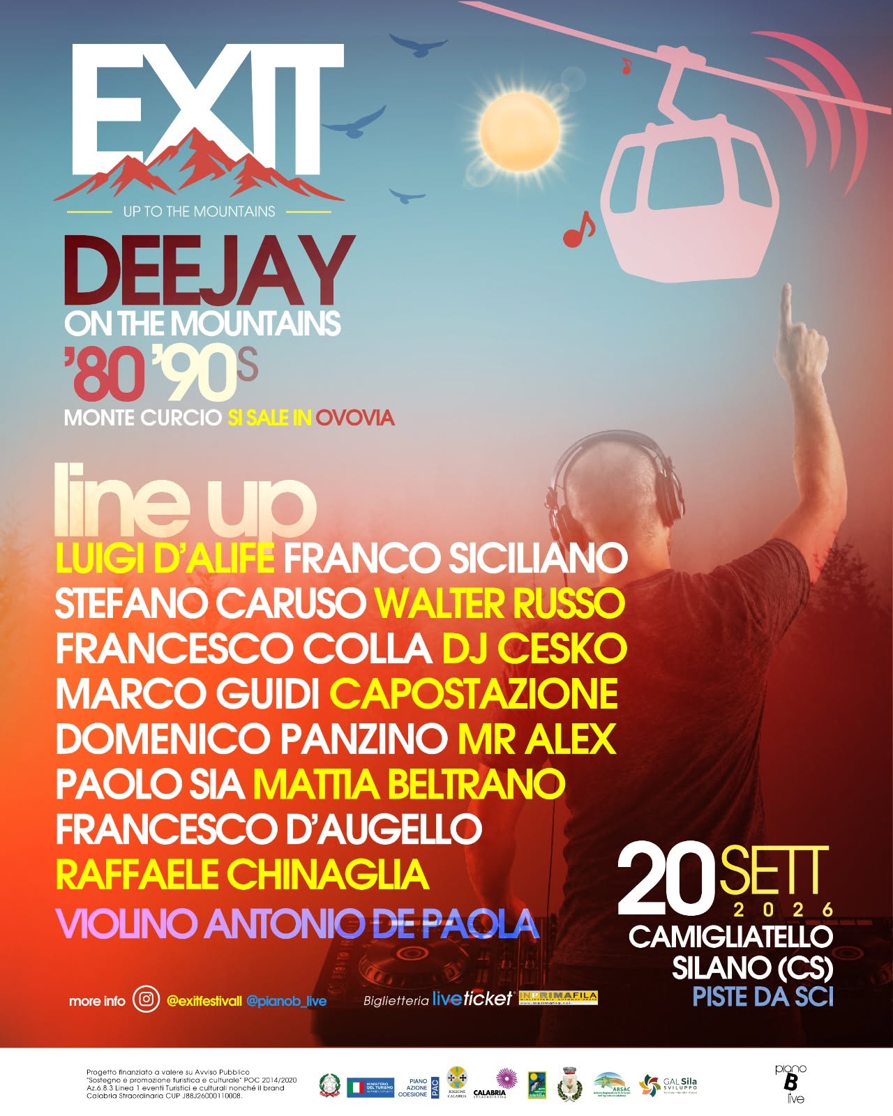 Loc EXIT Deejay ad alta quota - Up to the Mountains, in Sila il dancefloor ad alta quota di Exit - 13 Loc EXIT Deejay ad alta quota - Meraviglie di Calabria - 12