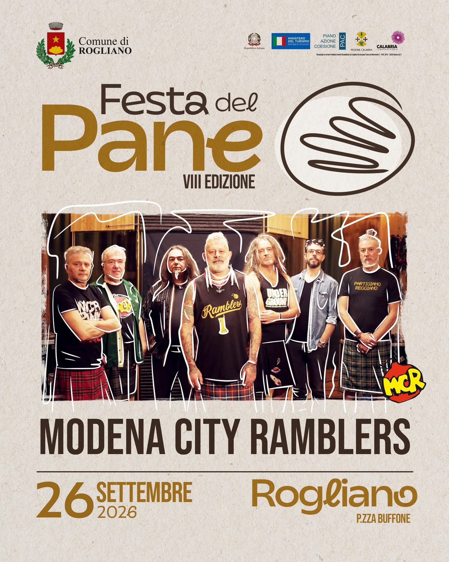 Modena 26 sett Rogliano - Festa del Pane a Rogliano, sul palco i Modena City Ramblers - 3 Modena 26 sett Rogliano - Meraviglie di Calabria - 2