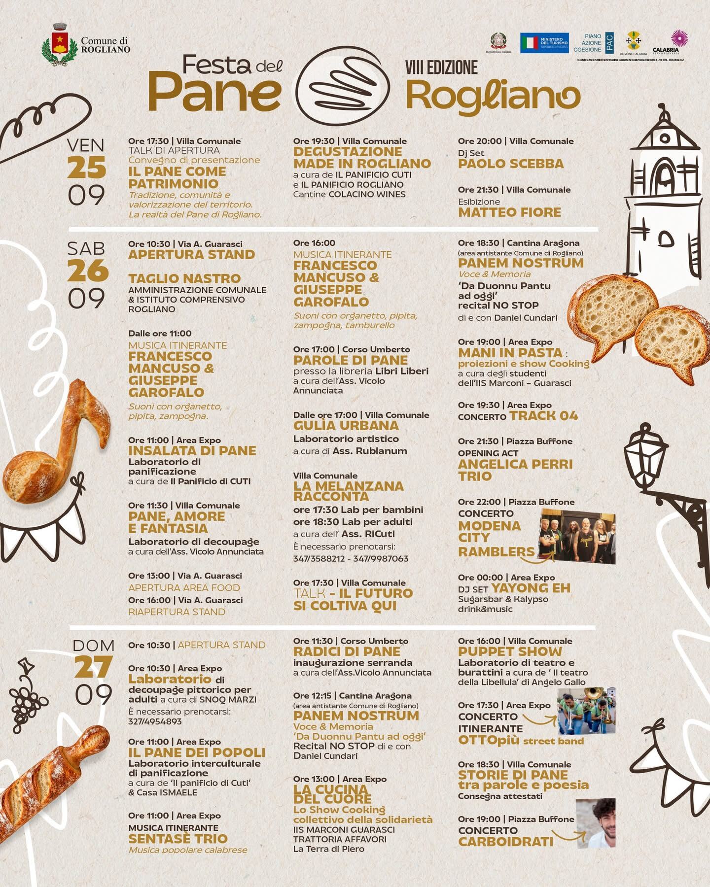 Programma Festa del Pane - Meraviglie di Calabria - 6