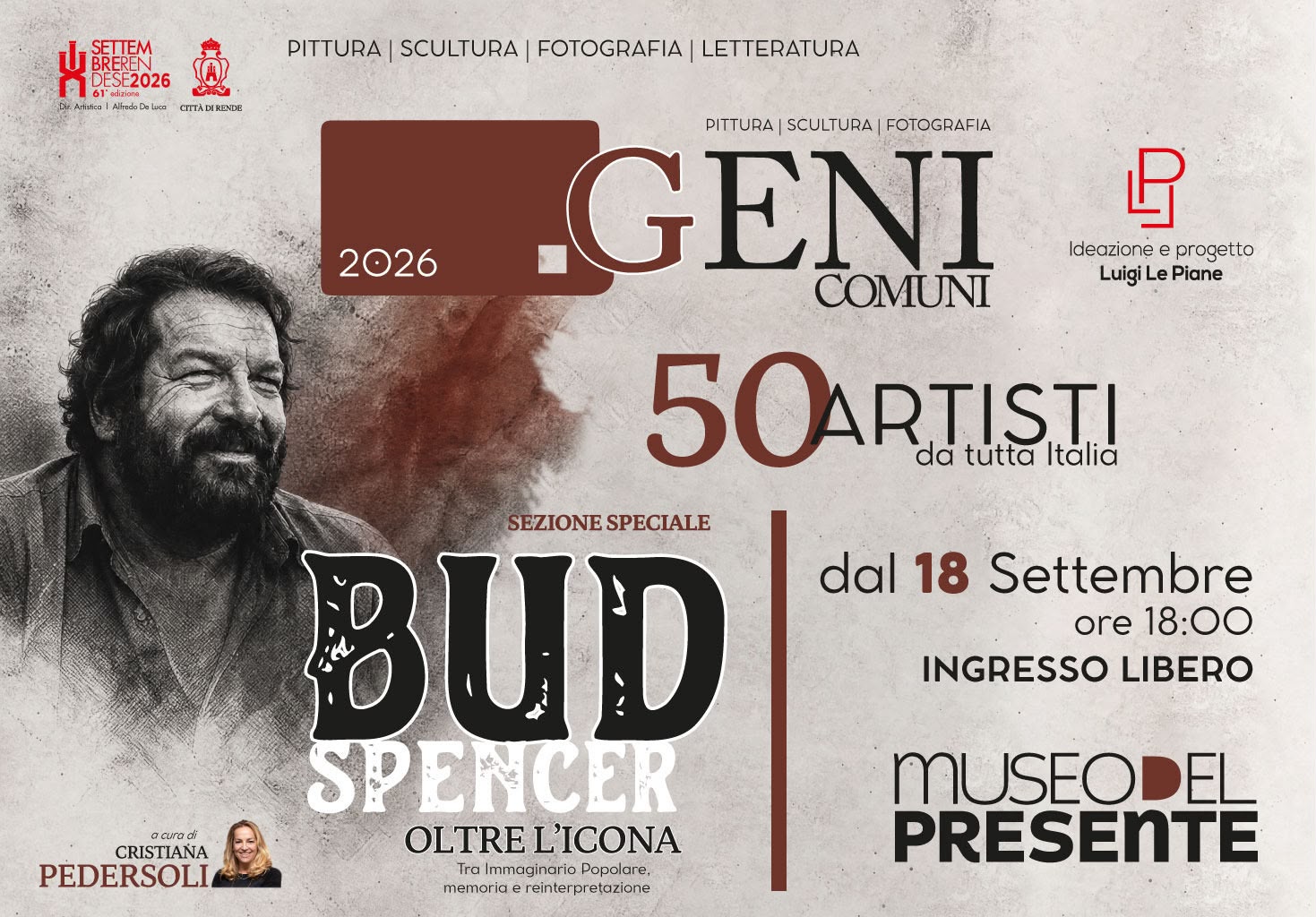 loc geni comuni - A Rende 50 artisti e un omaggio a Bud Spencer in "Geni Comuni" - 3 loc geni comuni - Meraviglie di Calabria - 2
