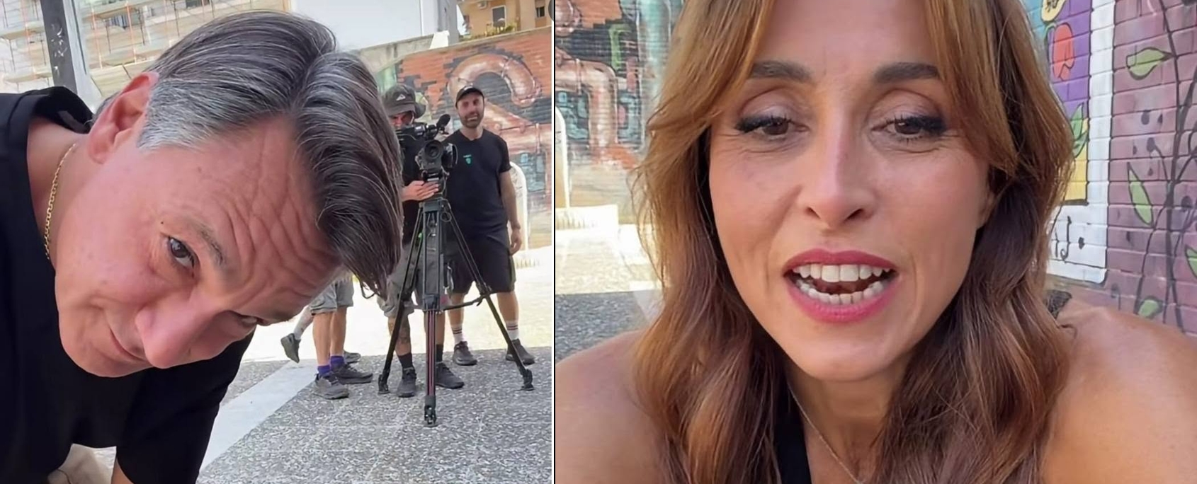 Fabio Caressa e Benedetta Parodi a Cosenza, la città dei bruzi protagonista del nuovo viaggio tv